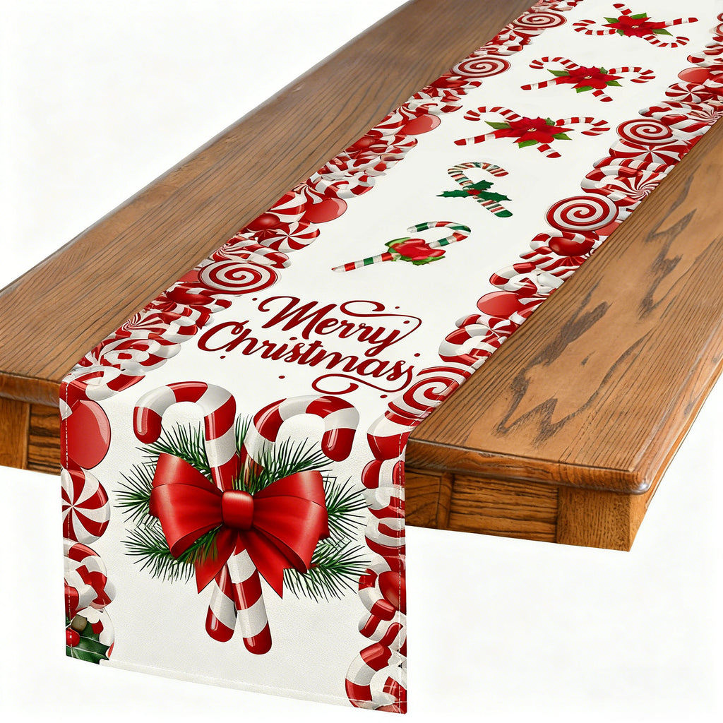 Christmas Linen Table Runner